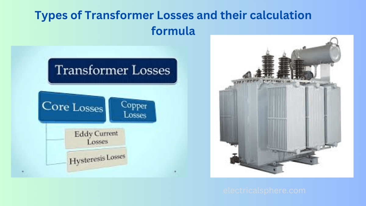 Types of Transformer Losses and their calculation formula