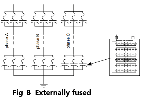 Shunt Capacitor Bank Unit and Bank configuration