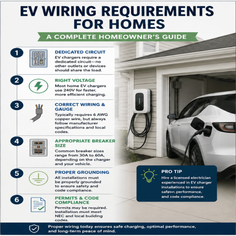 EV Wiring Requirements for Homes